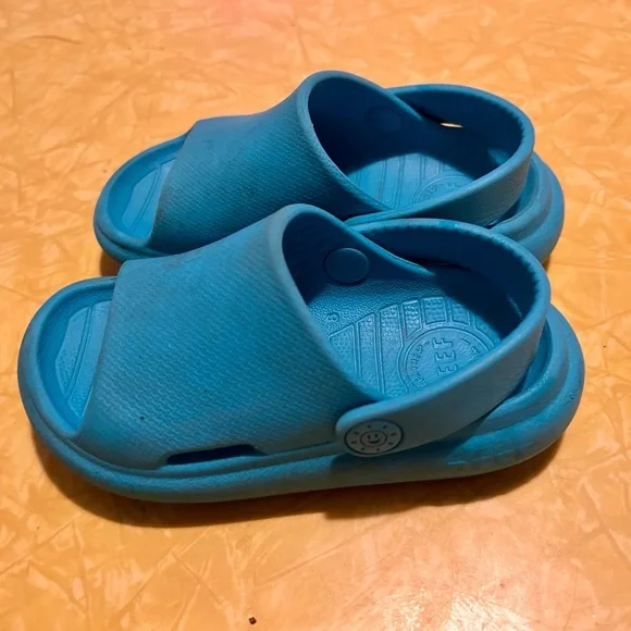 Reef Kids Aqua Blue Sandals Toddler Size 8 - Picture 3 of 5